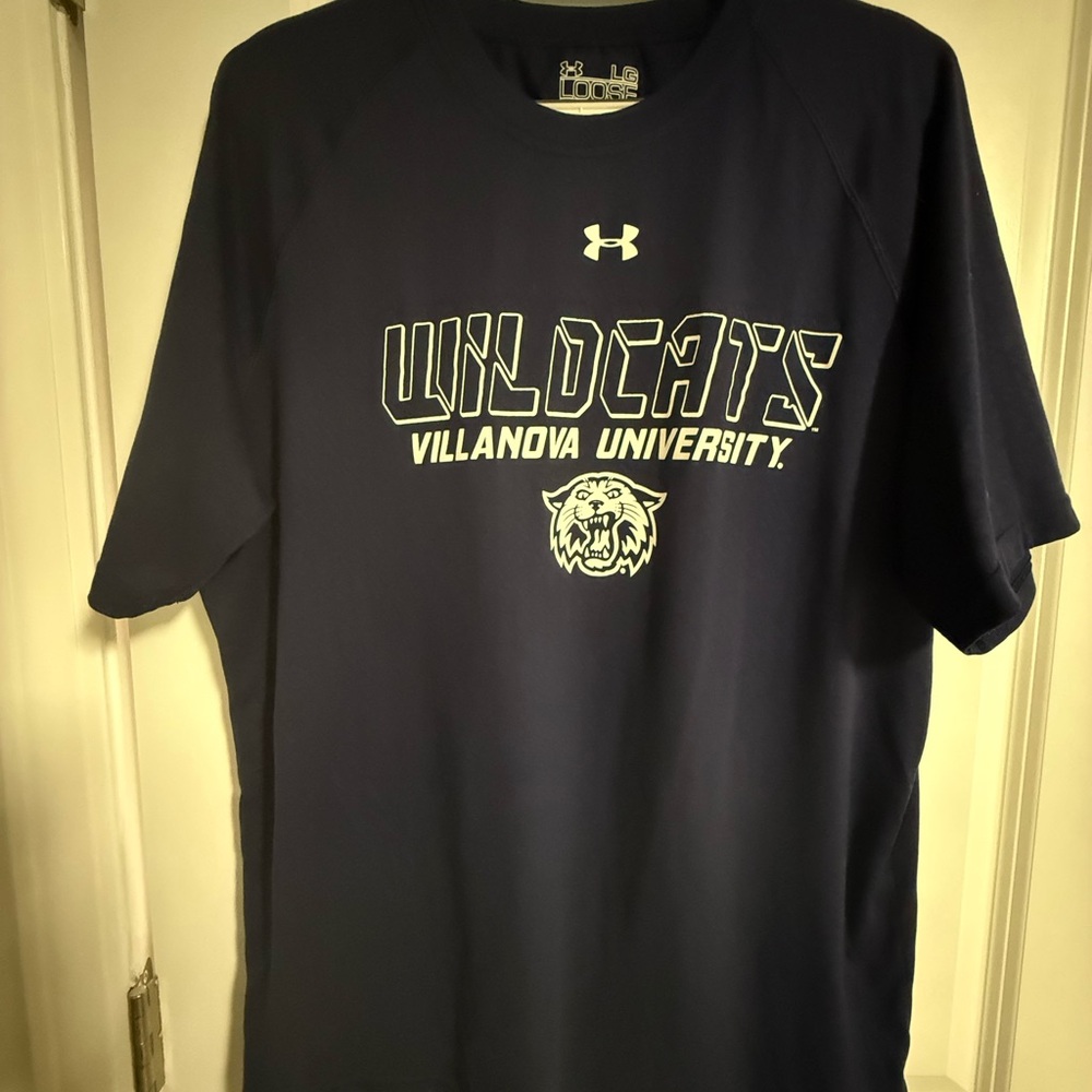 UA Blue Short Sleeve Tee with Crew Neck